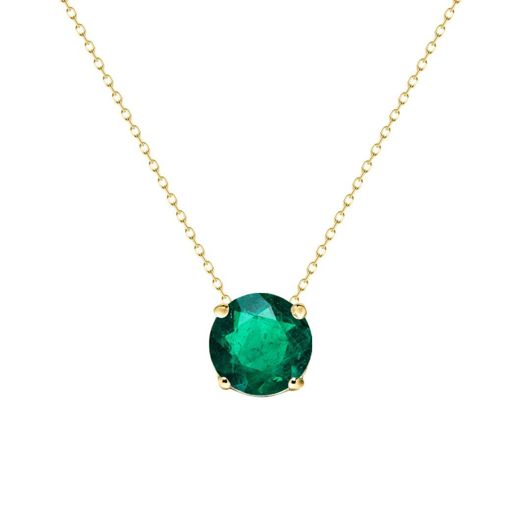 Loretta Necklace 18K Yellow Gold Emerald
