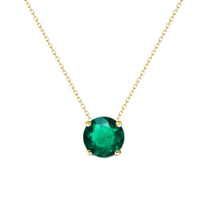 Loretta Necklace 18K Yellow Gold Emerald