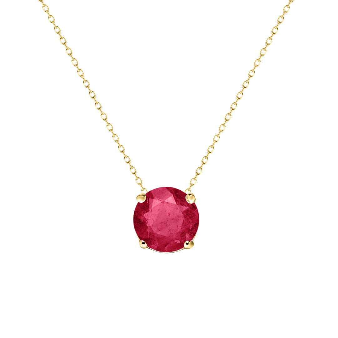 Loretta Necklace 18K Yellow Gold Ruby