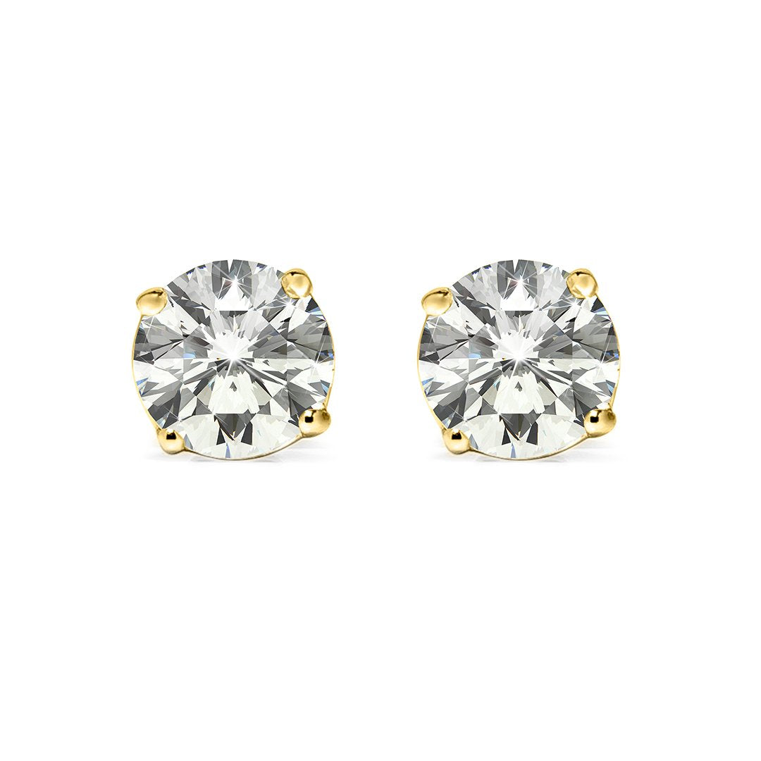 Irene Studs 18K Yellow Gold