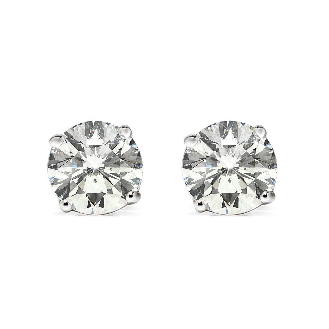 Irene Studs 1.18ct 18K White Gold