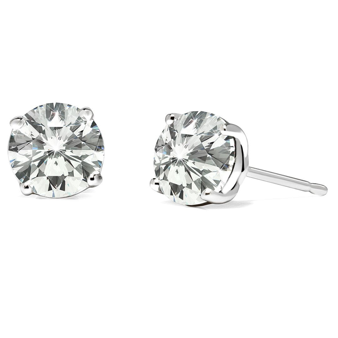 Irene Studs 1.00ct 18K White Gold