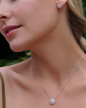 Cory Necklace 0.54ct 18K White Gold