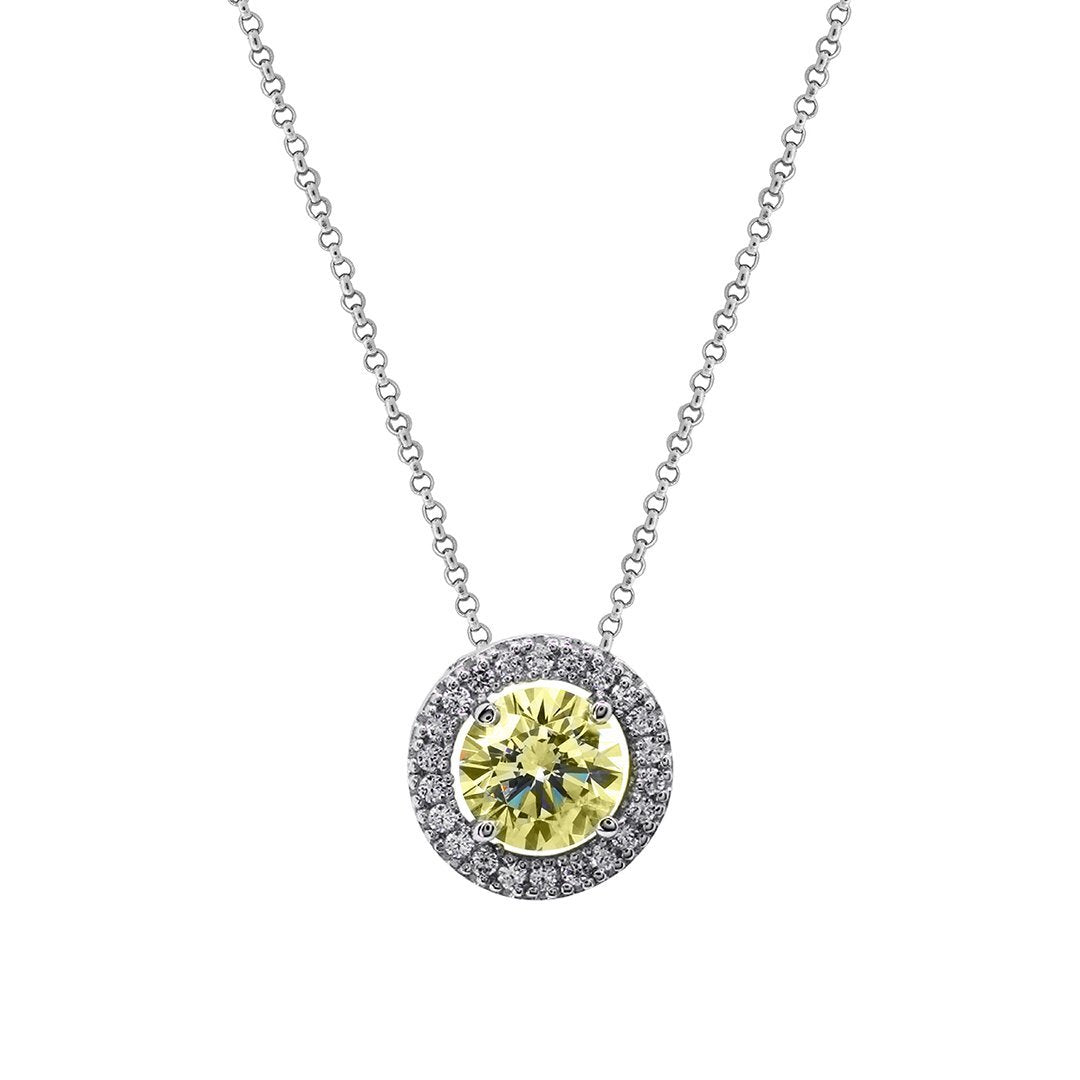 Gwen Necklace in Light Yellow