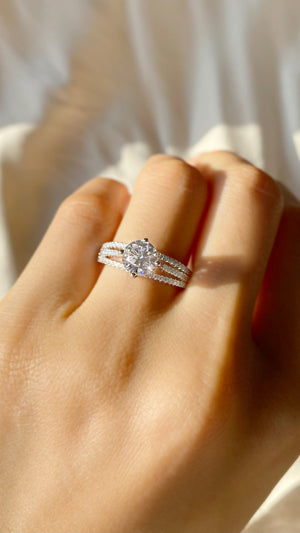 Harriet Ring 18K White Gold