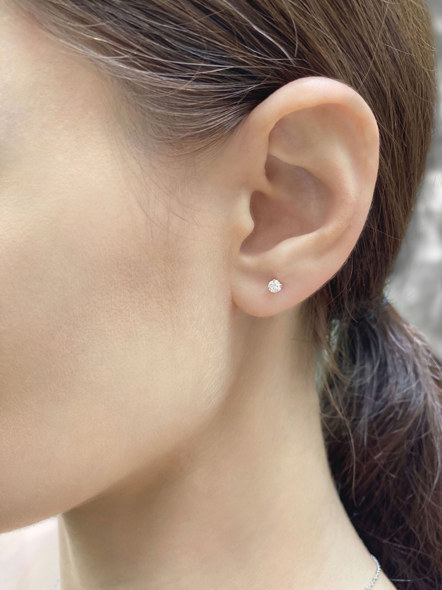 Irene Studs 18K Yellow Gold