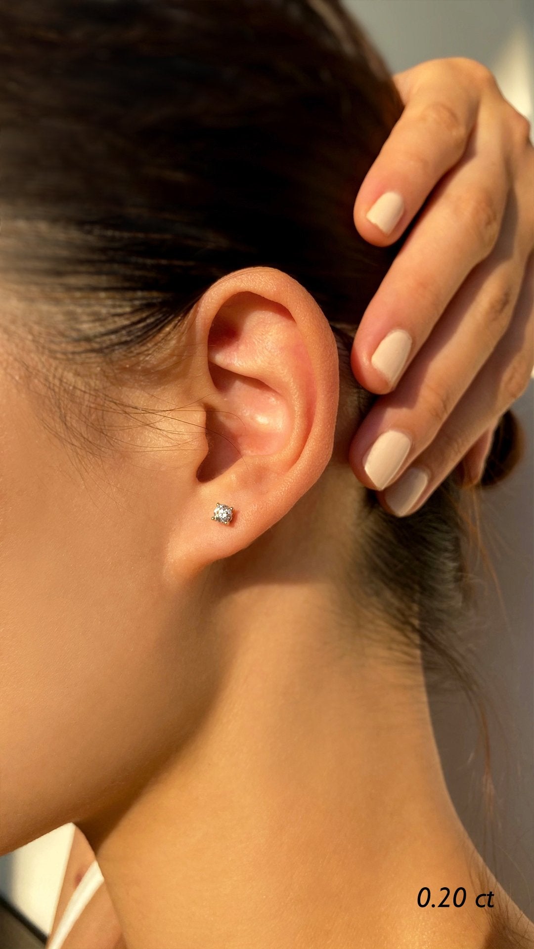Irene Studs 18K White Gold