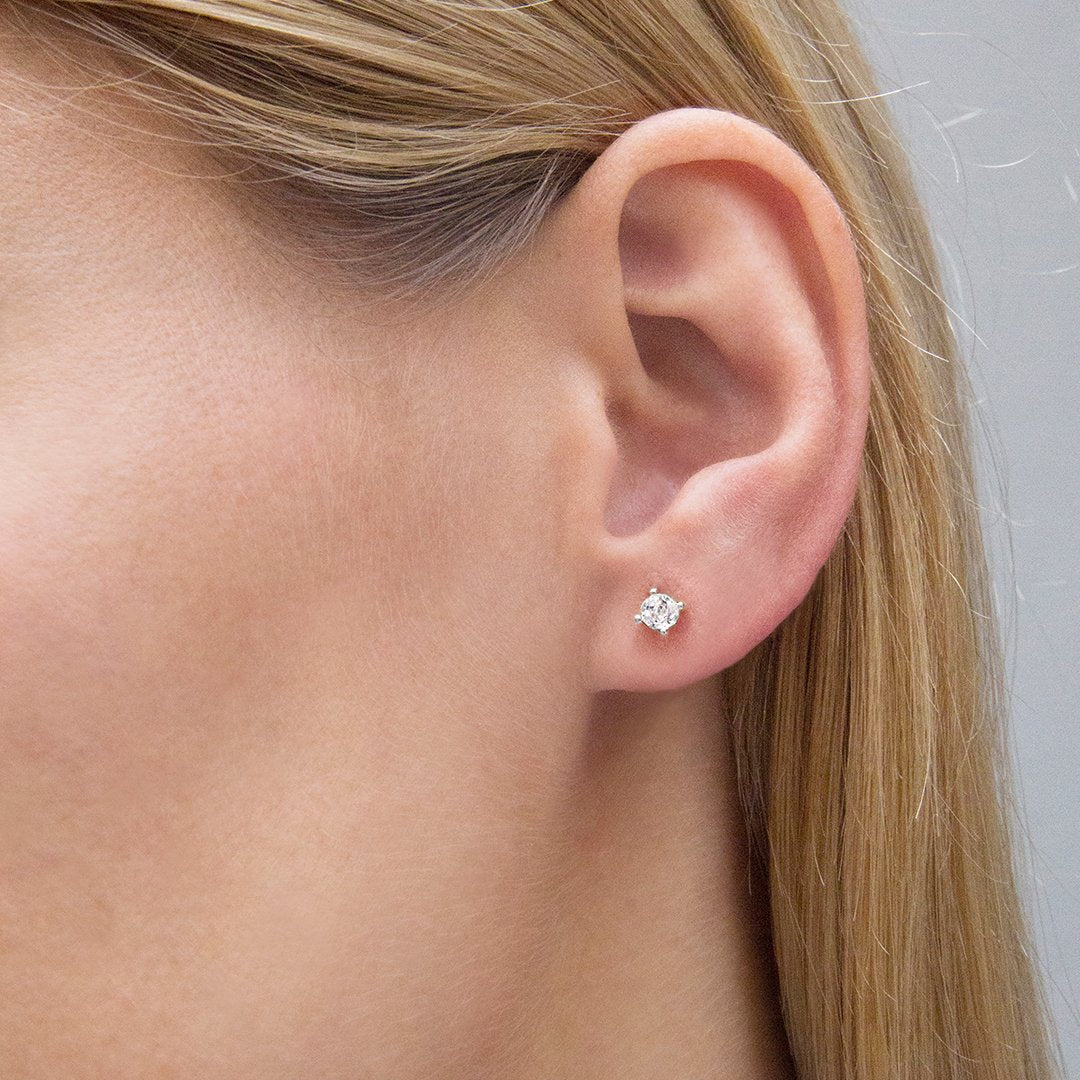 Irene Studs 18K White Gold