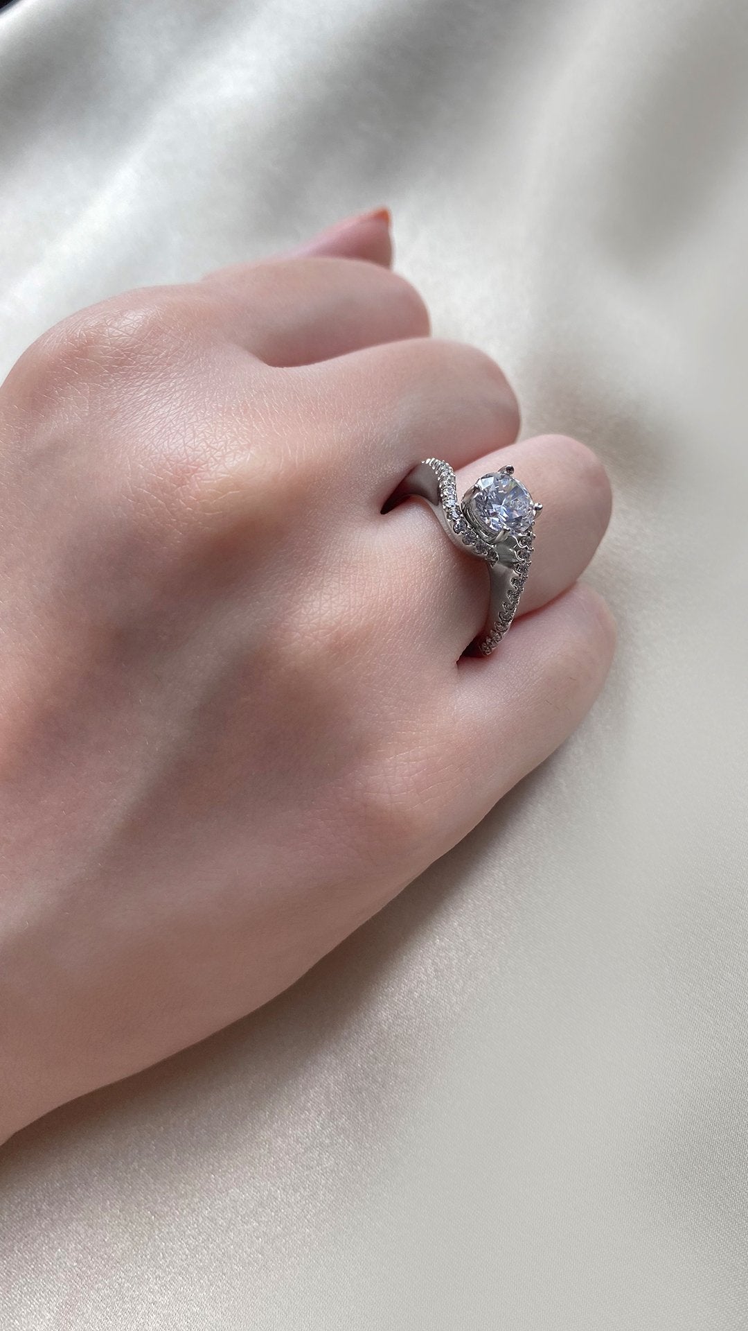 Jelena Ring 18K White Gold