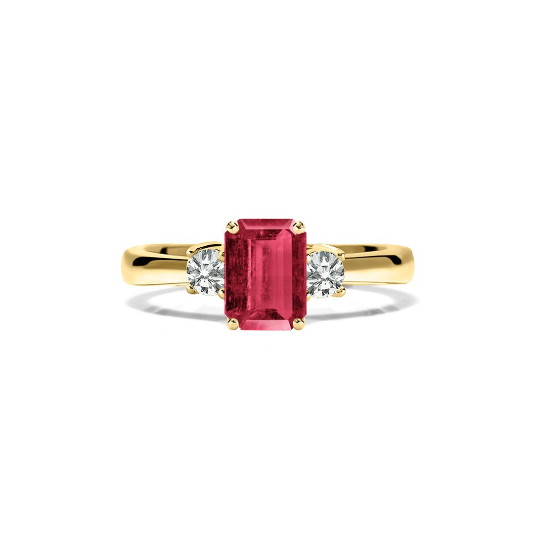 Juliet Ring 18K Yellow Gold Ruby