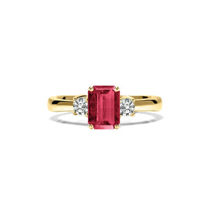 Juliet Ring 18K Yellow Gold Ruby