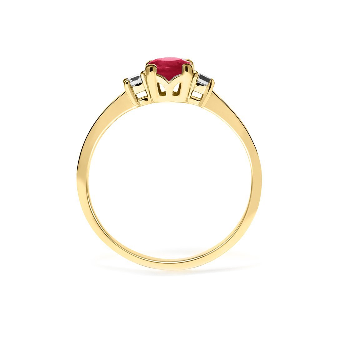 Elizabeth Ring 18K Yellow Gold Ruby