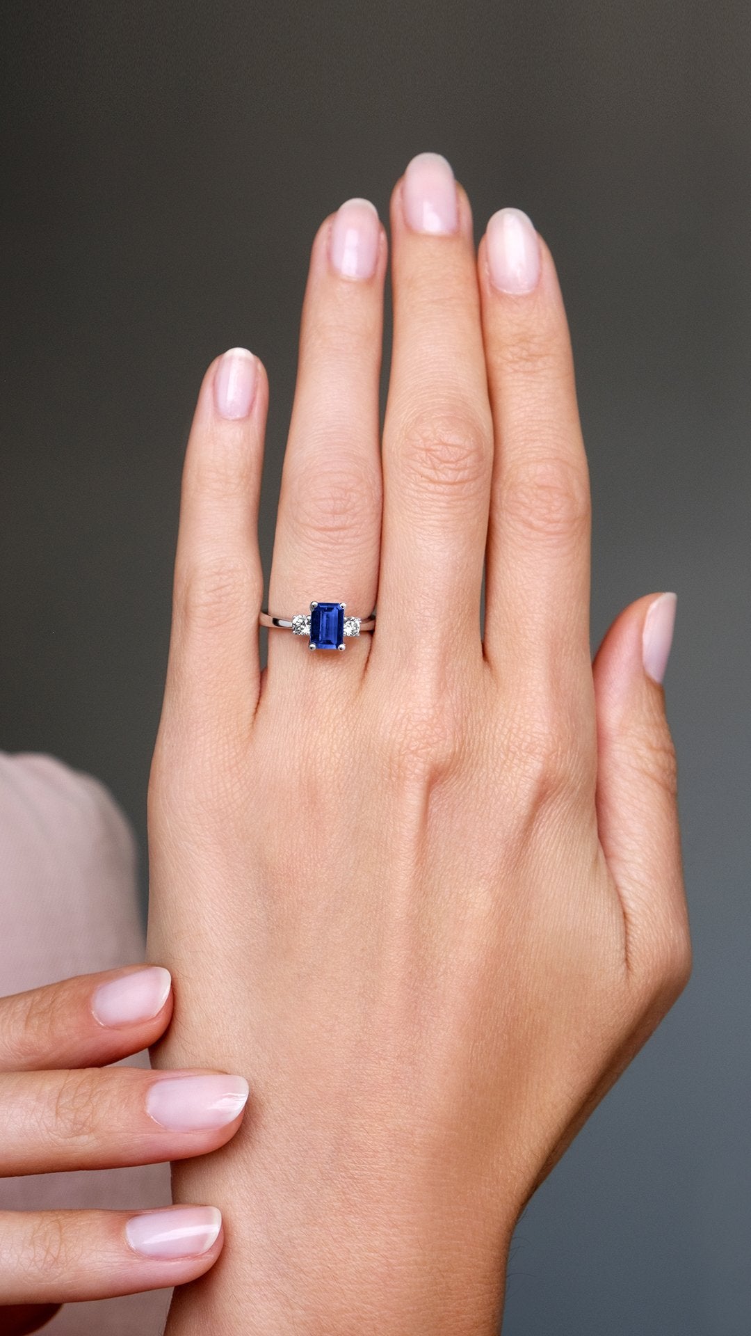 Juliet Ring 18K White Gold Sapphire