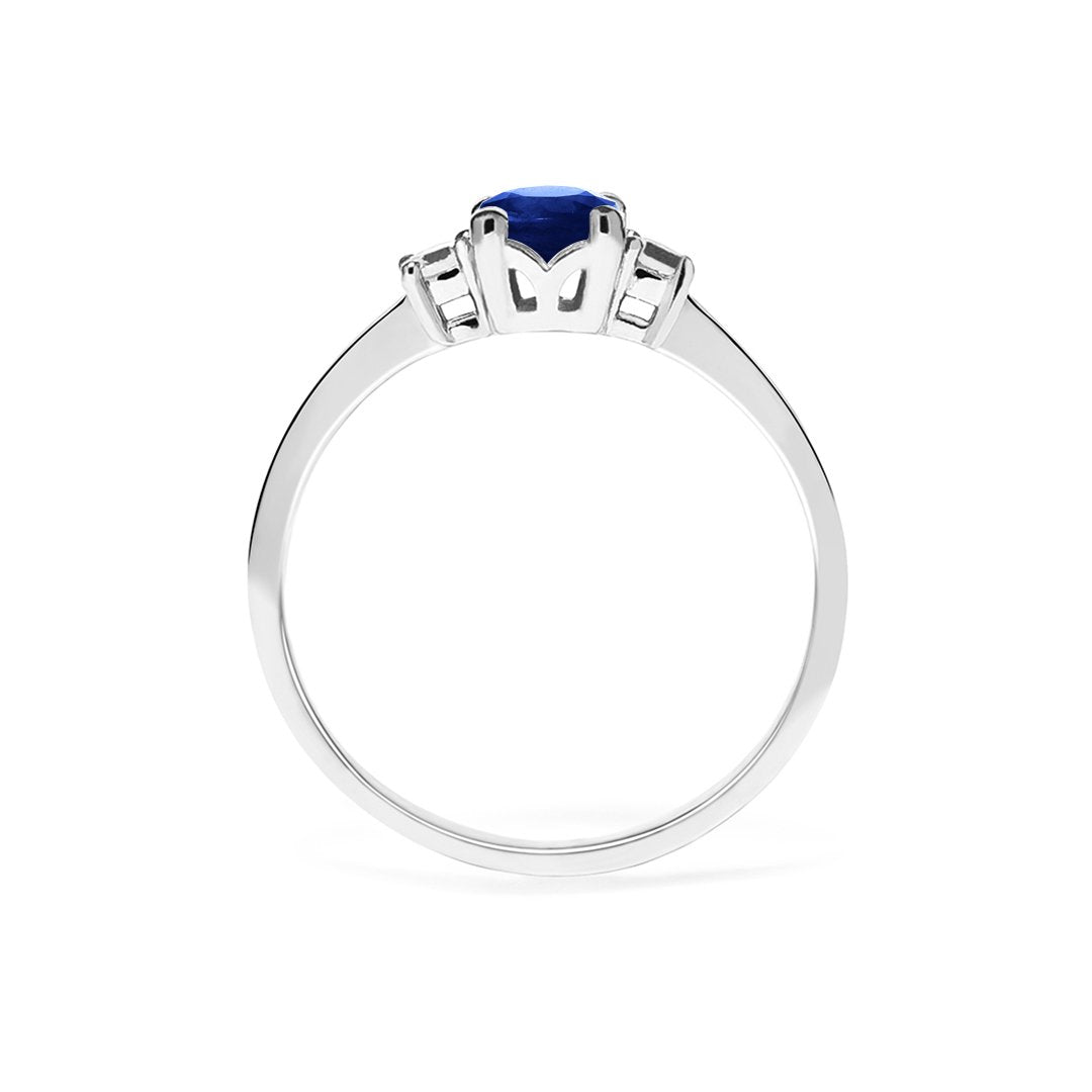 Juliet Ring 18K White Gold Sapphire