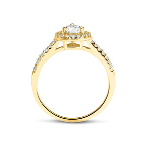 Kristen Ring 18K White Gold