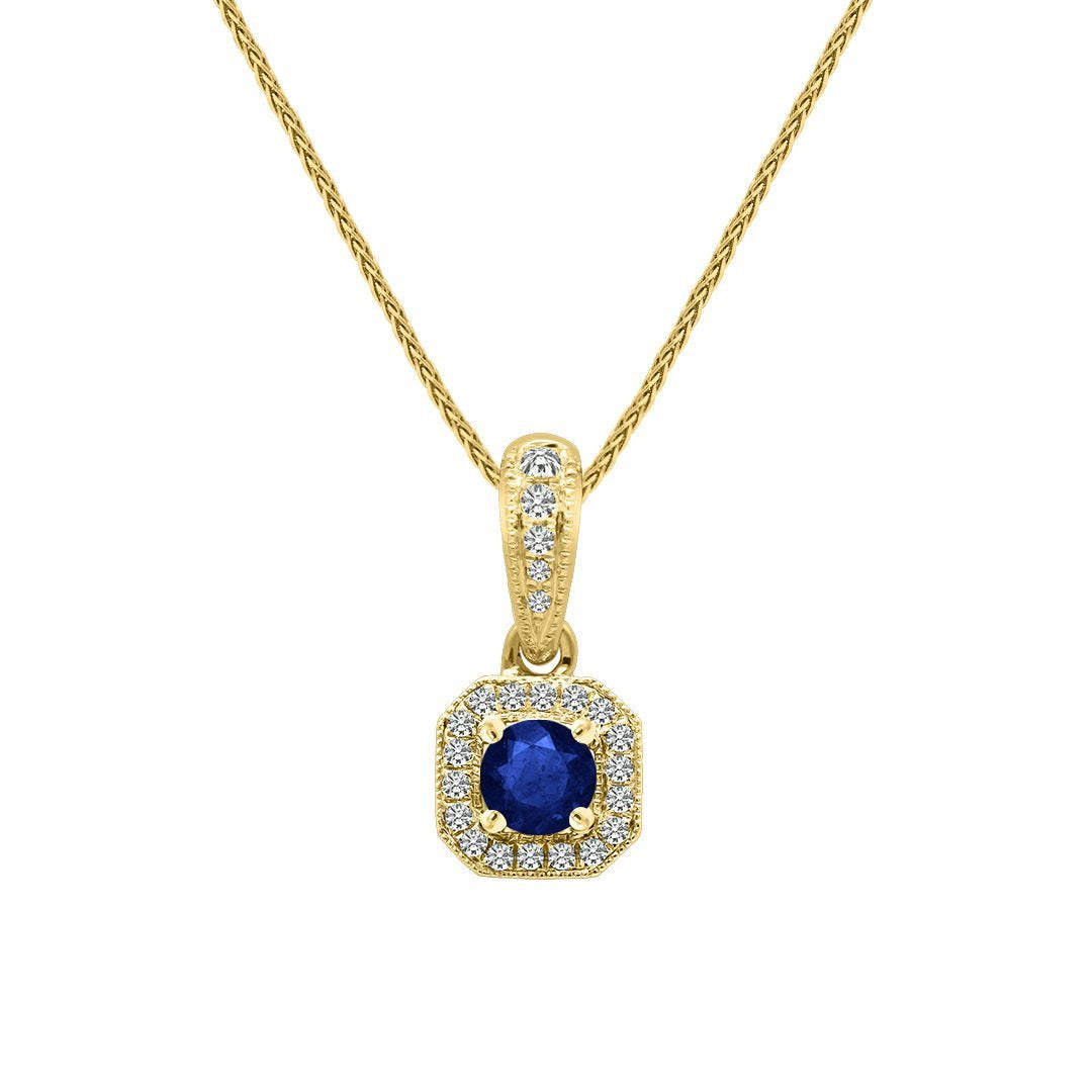 Leonora Necklace 18K Yellow Gold Sapphire
