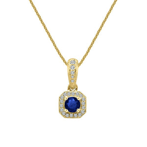 Leonora Necklace 18K Yellow Gold Sapphire