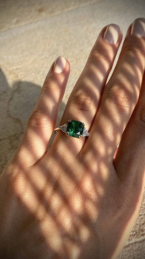 Leyton Flanders Emerald Ring