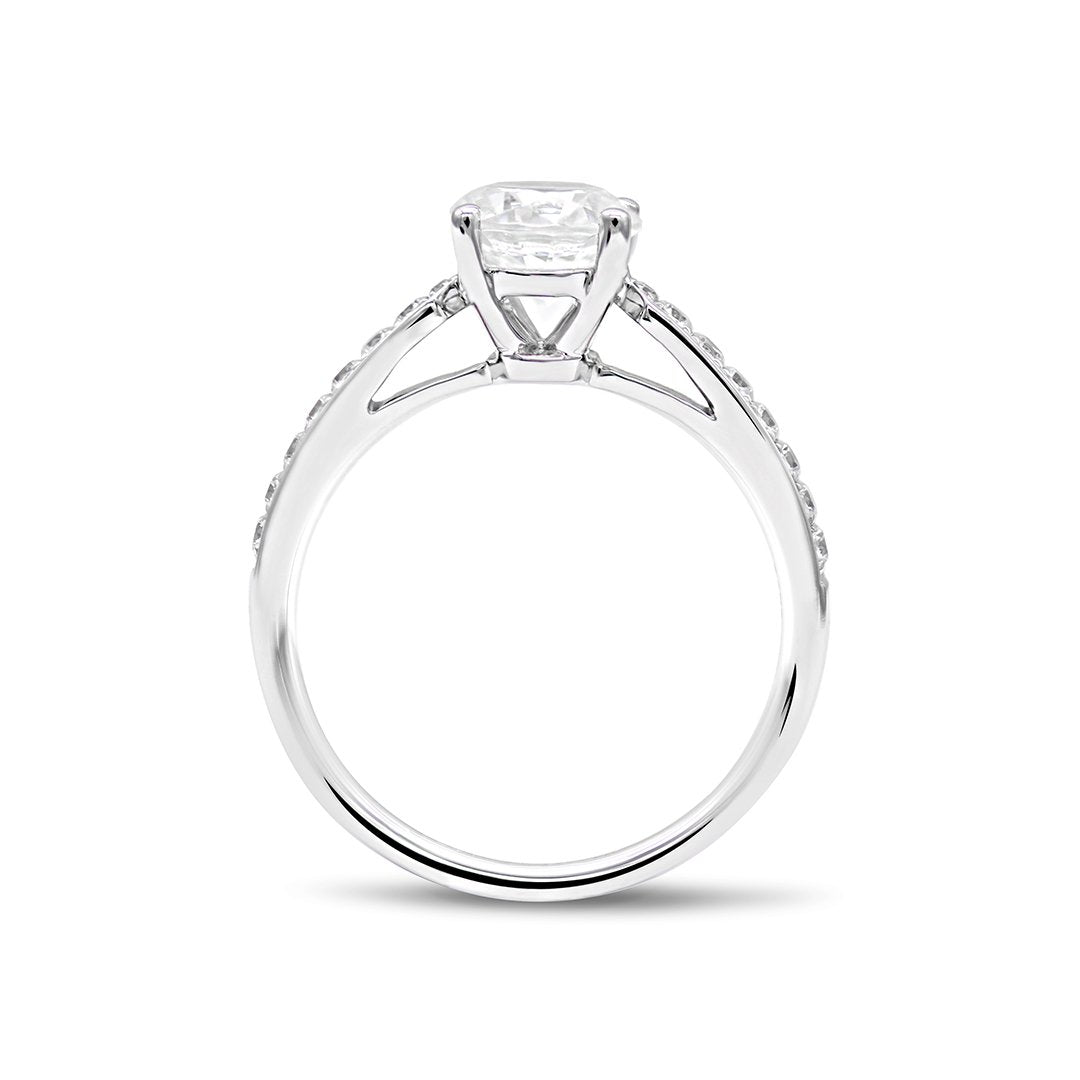 Lilian Ring 18K White Gold