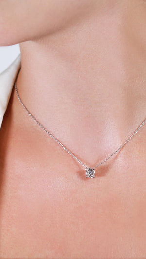 Loretta Necklace 0.70ct 18K White Gold