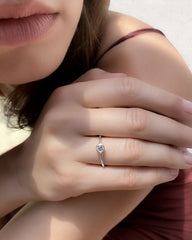 Maisie Ring 9K White Gold