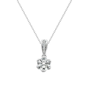 Lucy Necklace 18K White Gold