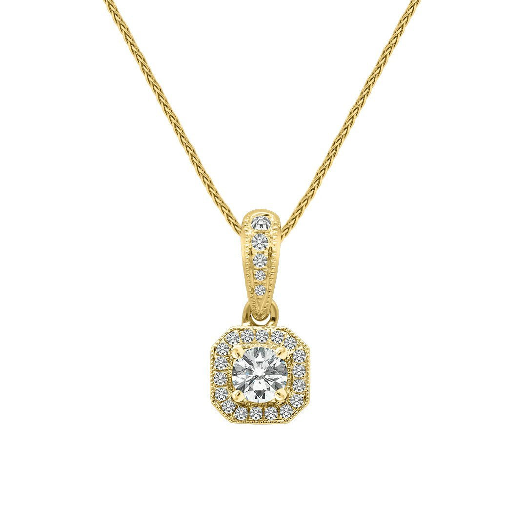 Leonora Necklace 18K White Gold