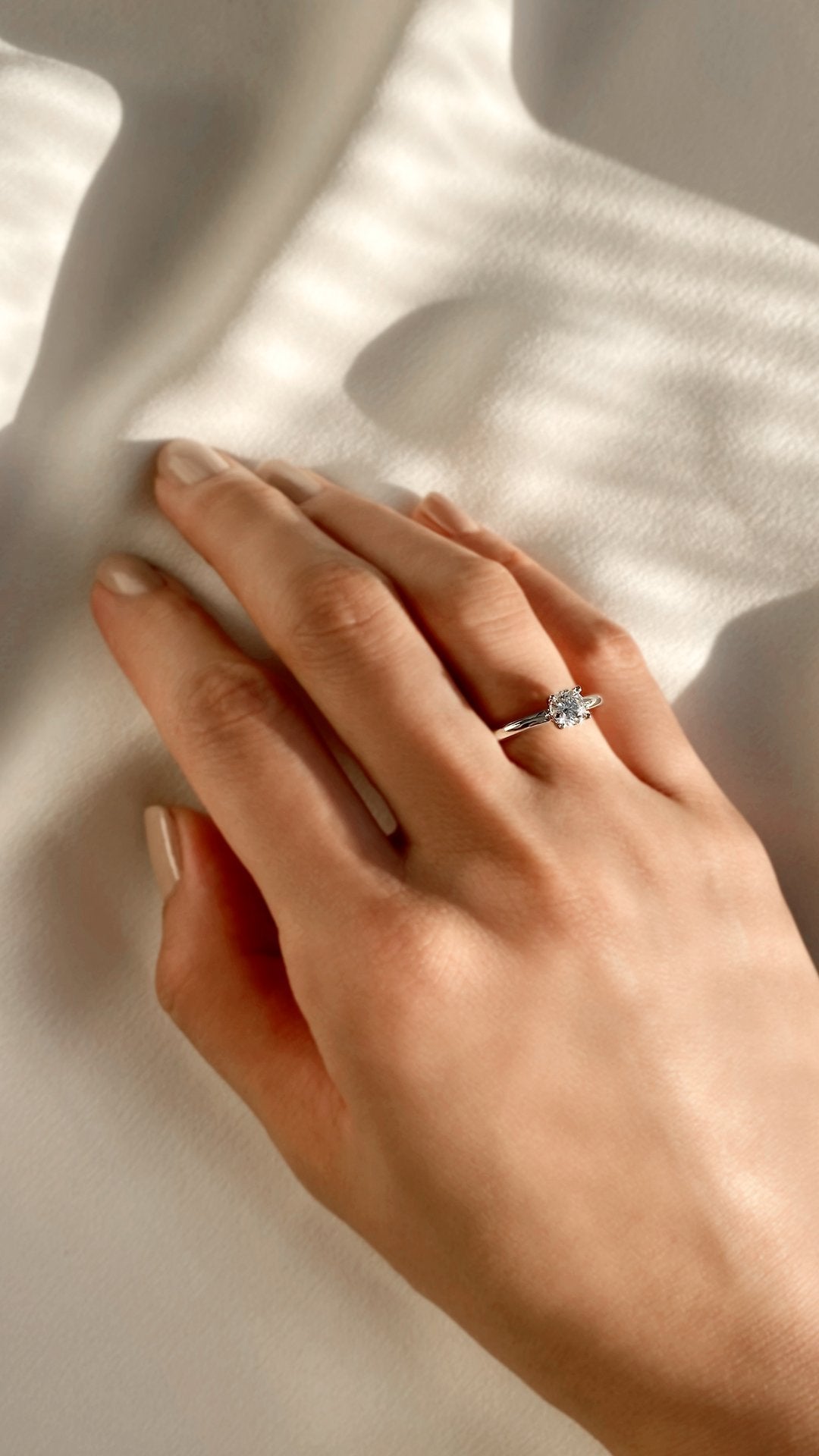 Saffia Ring 18K White Gold