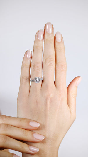 Samantha Ring 18K White Gold