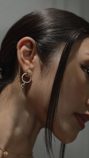 Maumau Drop Earrings Gold Vermeil