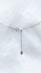 Simone Necklace 18K White Gold