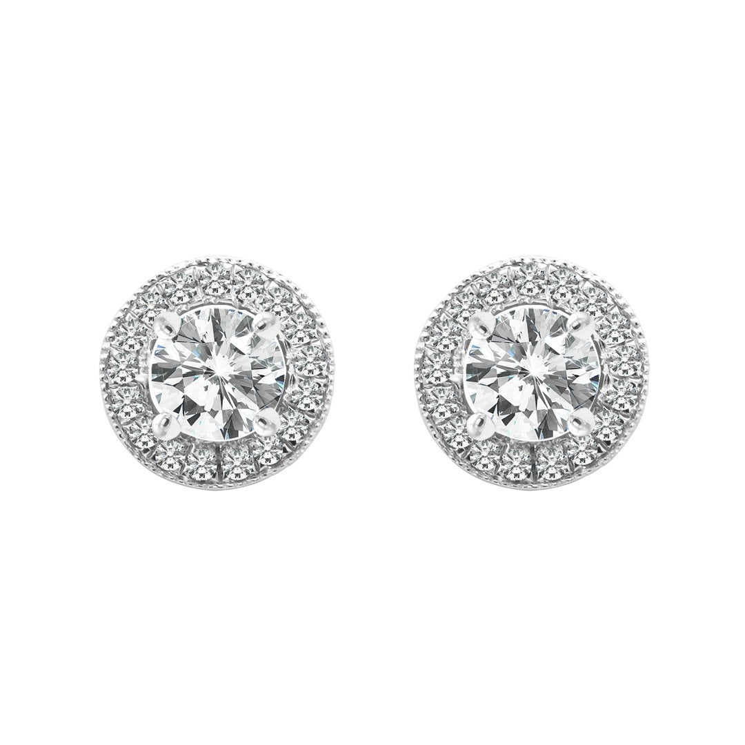 Vanessa Studs 18K White Gold