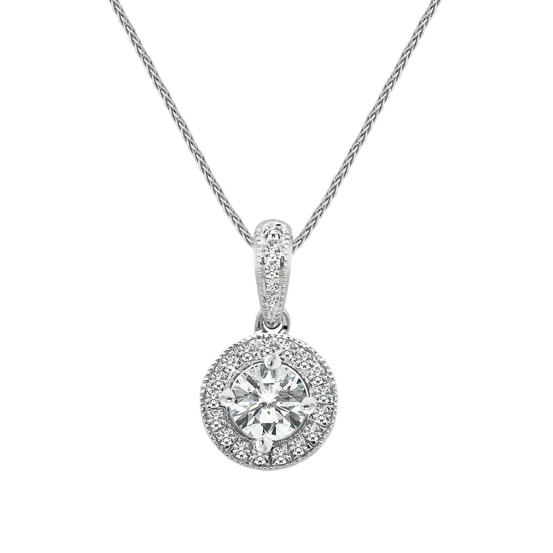 Vanessa Necklace 0.40ct 18K White Gold