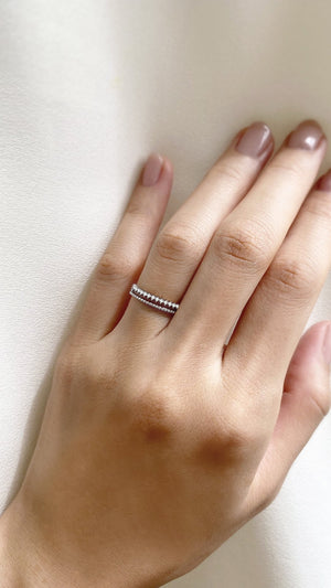 Zina Ring 9K White Gold