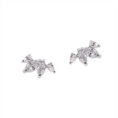 Kira Stud 9K White Gold